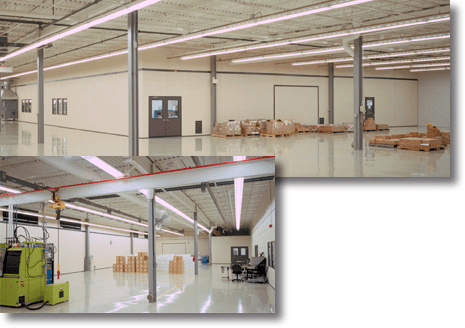 White Room with 10’x10′ Removable Hatch Panel