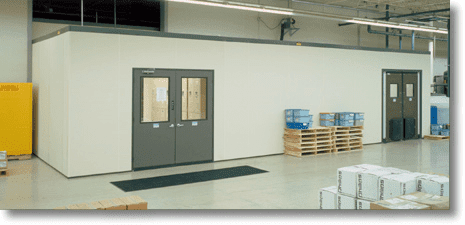 Ante Room with Steel Reinforced, Impact Doors