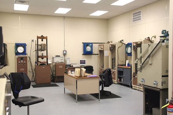 Interior of Destructive Test Lab