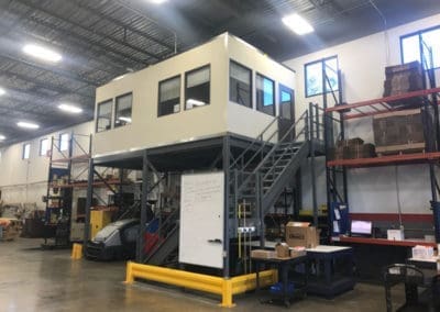 Mezzanine Office above Storage Area