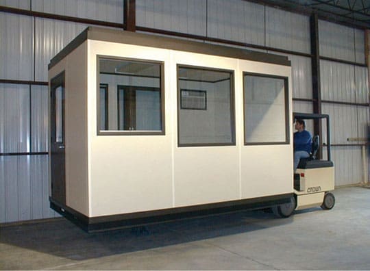 Forkliftable Office with Sliding Reception Window