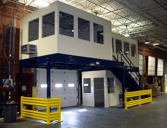 Mezzanine Offices above Receiving Door