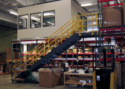 Mezzanine Office Above Inventory