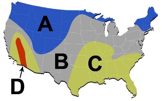 climate zone map