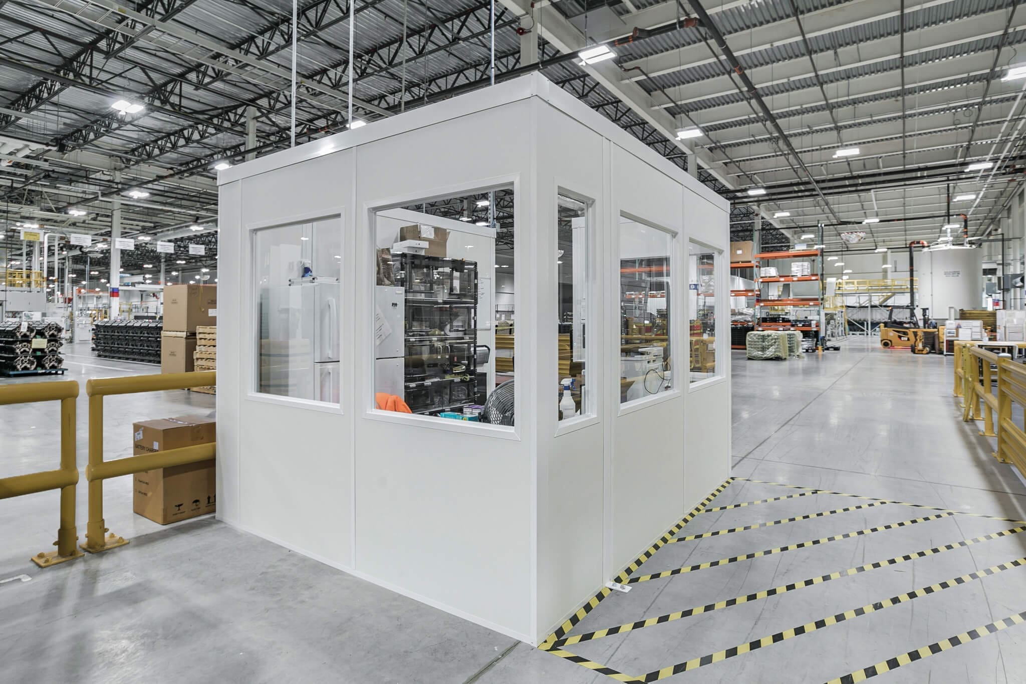 A-WALL-office-in-manufacturing-plant Freestanding Modular Walls