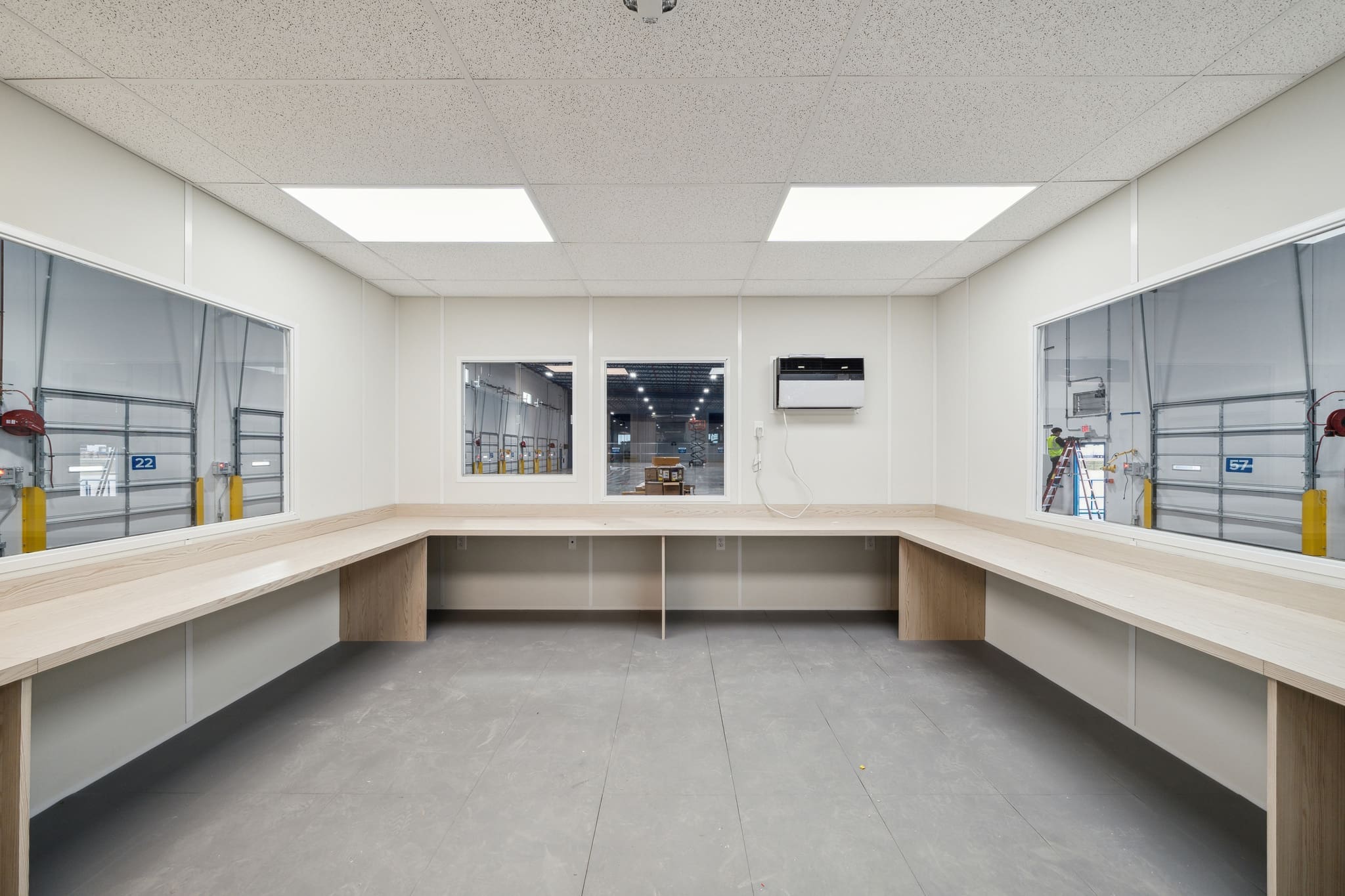 Modular Office with Cabinetry