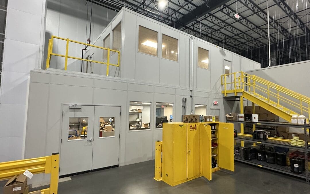Two-Story Modular Office System