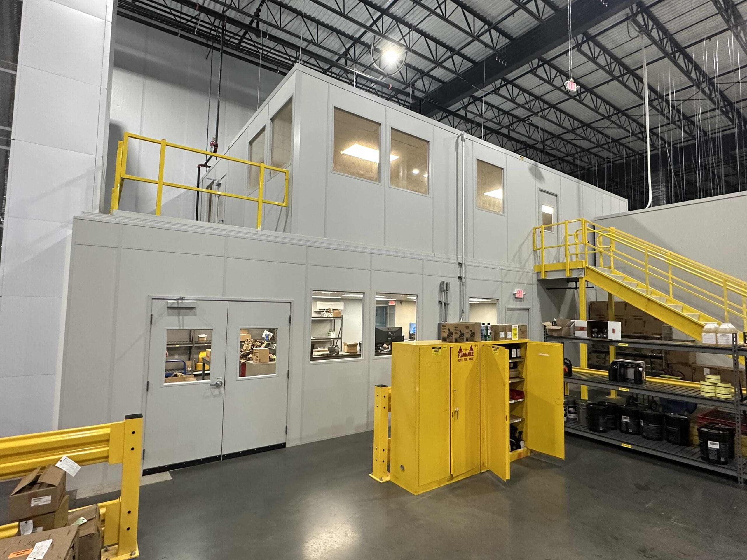 Two-Story Modular Office System | A-WALL Building Systems